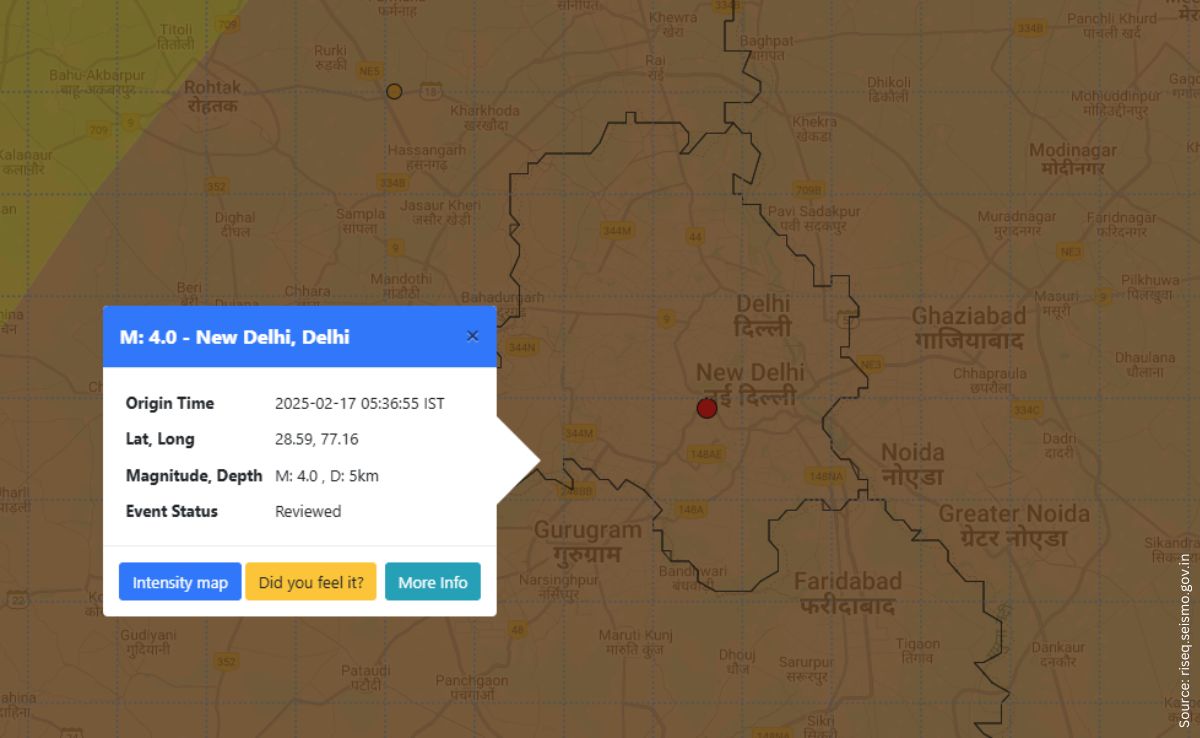 Delhi earthquake: Scary videos of tremors, panic emerge | Watch